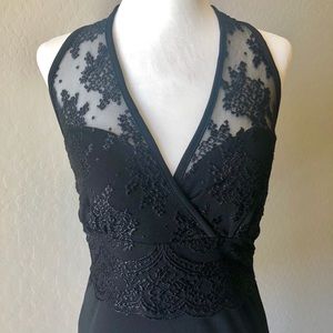 NWT—WHBM Lace Halter Top Size Small